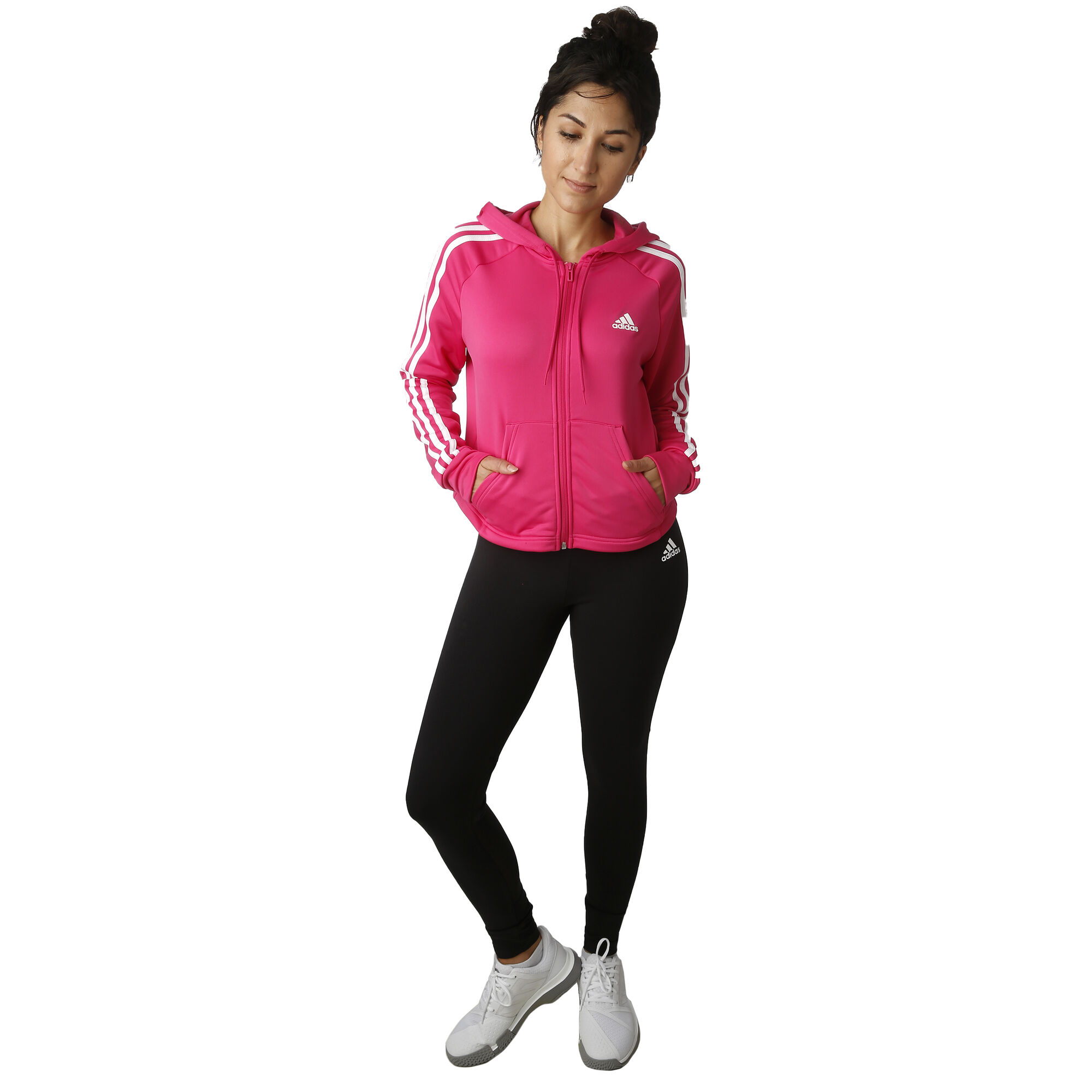adidas Hoody And Trainingsanzug Damen - Pink, Schwarz ...