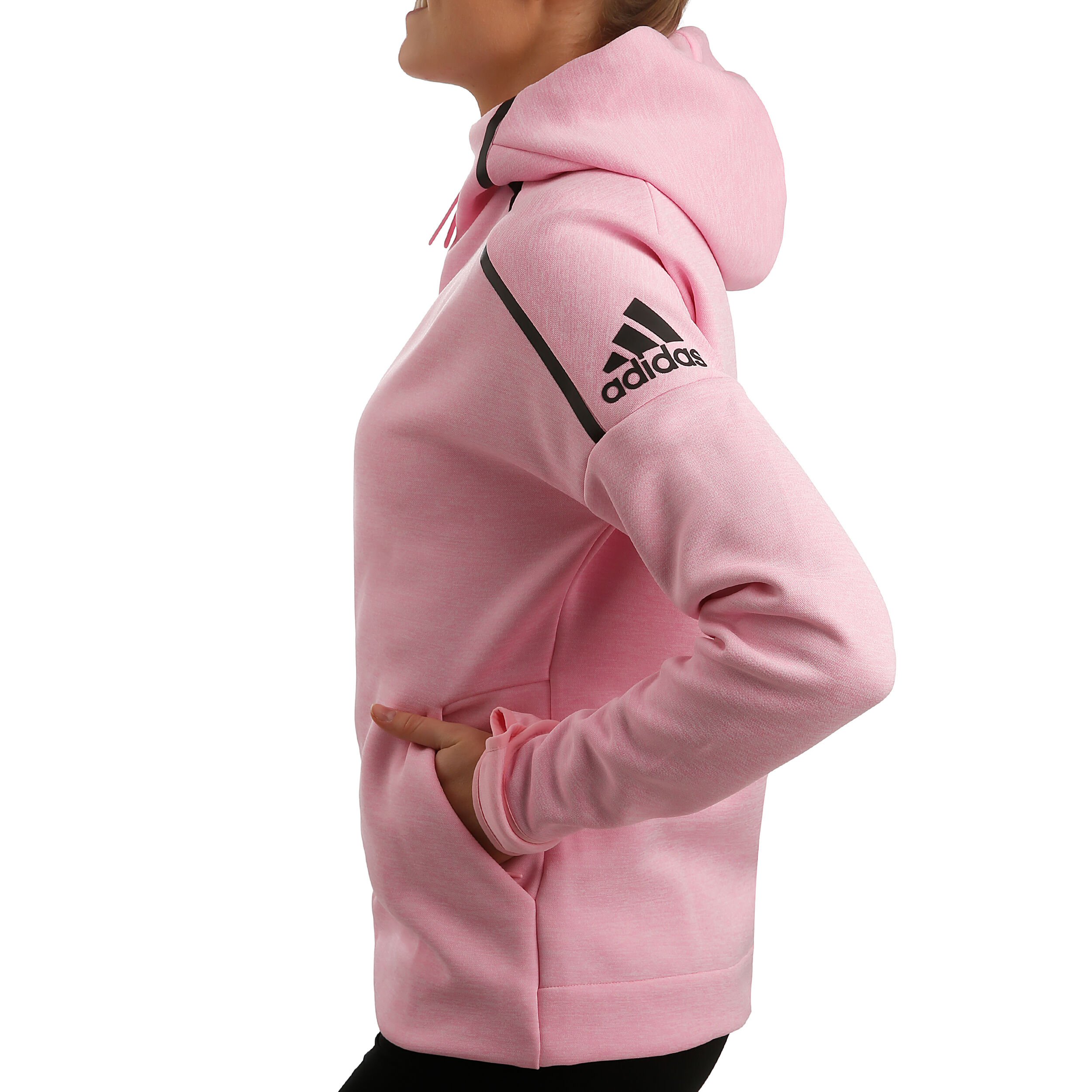 adidas Z.N.E. Fast Release Zipper Sweatjacke Damen Rosa Adidas Z.N.E Hoodie Feat. Fast Release Zipper