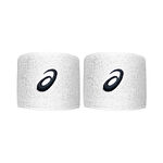 ASICS Tennisbekleidung ASICS Wrist Band Pair Schwei&szlig;band - 2er Pack Unisex-wei&szlig;
