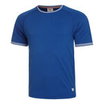 Wilson Bekleidung Wilson Court Performance Crew T-Shirt Herren - blau, 