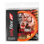 Polyfibre Polyfibre Firerage Ribbed 12m Saitenset-Rot