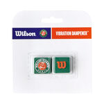 Wilson Schlägerzubehör Wilson Roland Garros 2025 Dämpfer 2er Pack-Grün,Rot