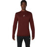 Road Winter Seamless Laufshirt Herren - weinrot, 