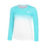 BIDI BADU Bekleidung BIDI BADU Crew Gradiant Longsleeve Mädchen-Türkis,Weiß