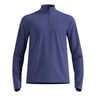 Essential Thermal Midlayer 1/2 Zip Laufshirt Herren-blau