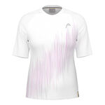 HEAD Bekleidung HEAD Performance T-Shirt Damen-Wei&szlig;,Berry