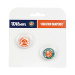Wilson Schlägerzubehör Wilson Roland Garros Dämpfer 2er Pack-Bronze,Grün