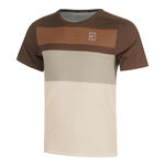 Nike Bekleidung Nike Court Dri-FIT Advantage Print T-Shirt Herren-Braun