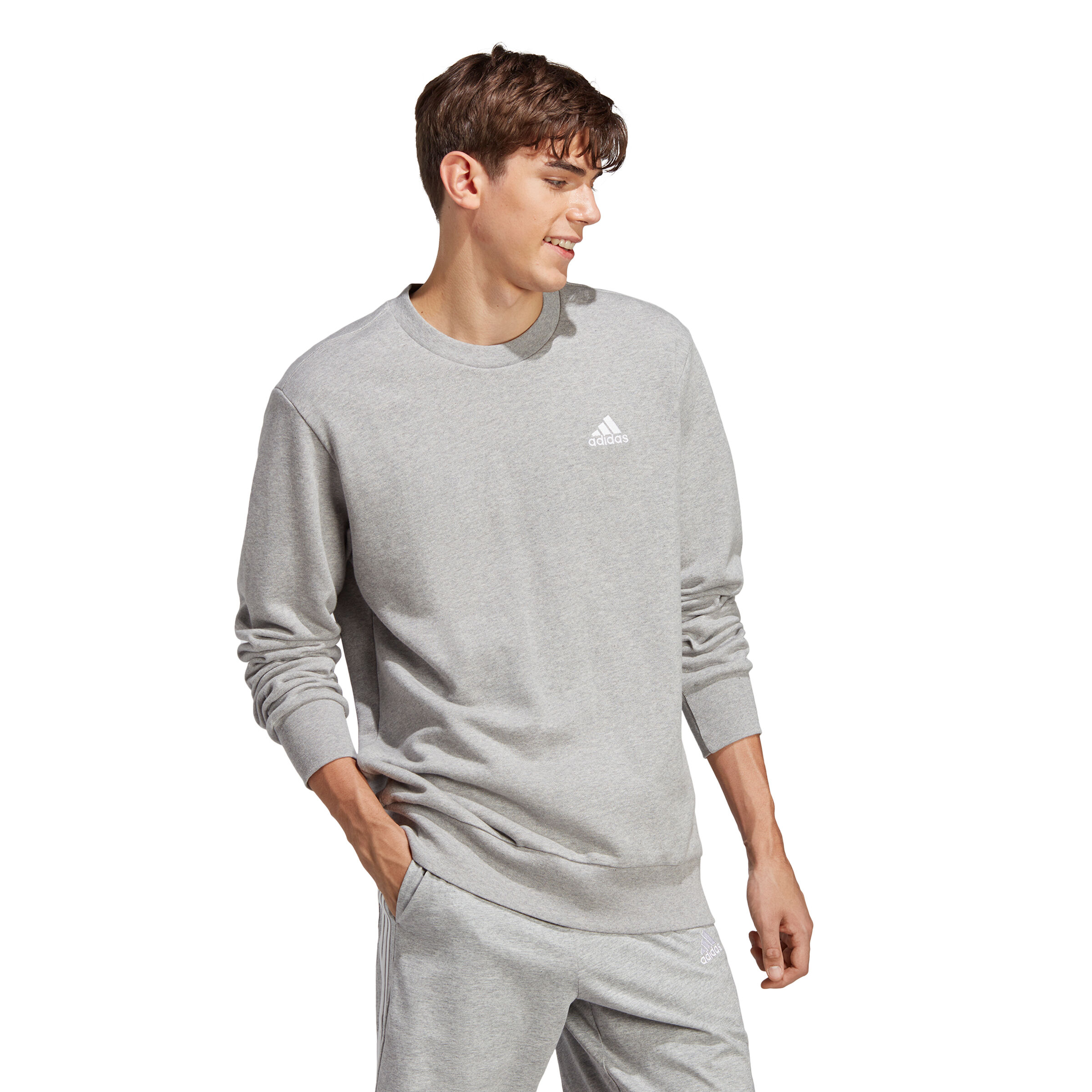 Adidas sweatshirt herren grau shop