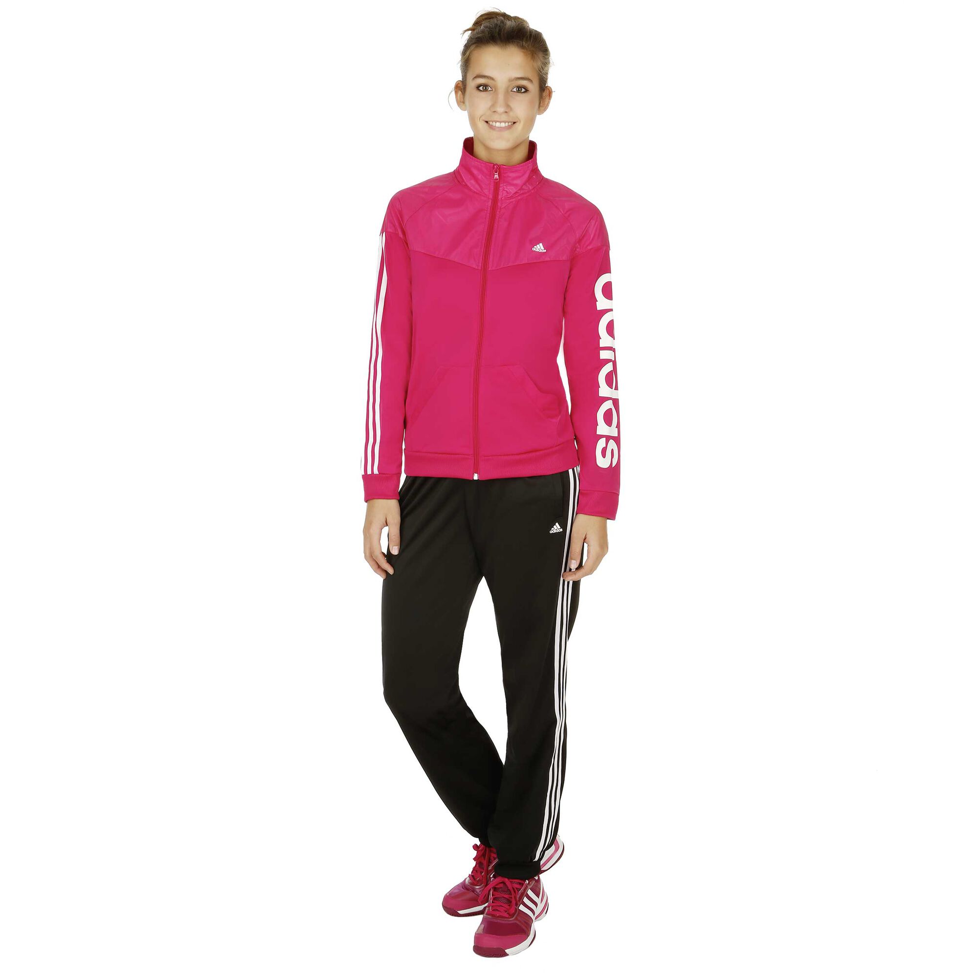adidas Young Image Suit Trainingsanzug Damen - Pink ...
