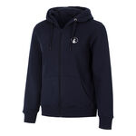 Quiet Please Bekleidung Quiet Please Essential Zip Sweatjacke Damen - dunkelblau, 