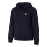 Essential Zip Sweatjacke Damen - dunkelblau, 