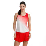 BIDI BADU Tennisbekleidung BIDI BADU Crew Racerback Tank-Top Damen-rot, wei&szlig;
