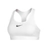 Swoosh Medium Sport-BH Damen-Wei&szlig;