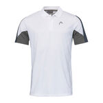 HEAD Bekleidung HEAD Club Tech 22 Polo Herren - wei&szlig;, dunkelblau