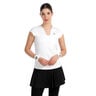Crew 2.0 V-Neck T-Shirt Damen-wei&szlig;