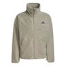 Fleece Full-Zip Trainingsjacke Herren - beige, 