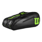 Wilson Tennistaschen Wilson Elite Schlägertasche 15er Special Edition-Schwarz,Limette