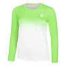 Crew Gradiant Longsleeve Damen-Neongrün,Weiß