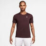 Court Dri-FIT Advantage T-Shirt Herren - dunkelrot, weiß