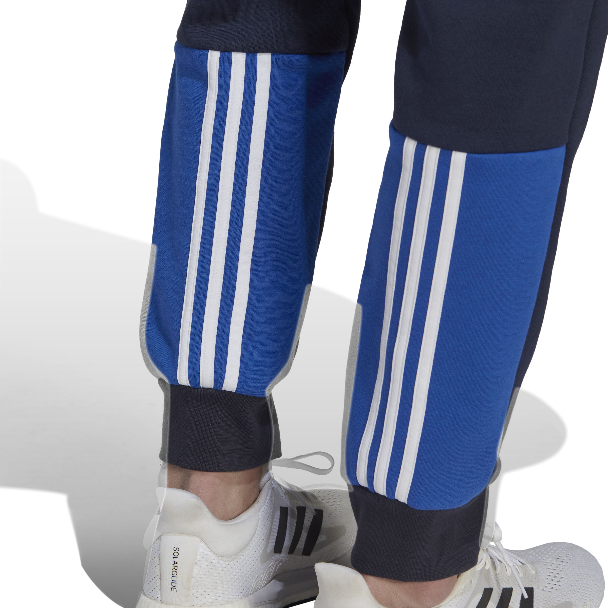 adidas Fleece Color Block Trainingsanzug Herren Blau online kaufen Tennis Point CH