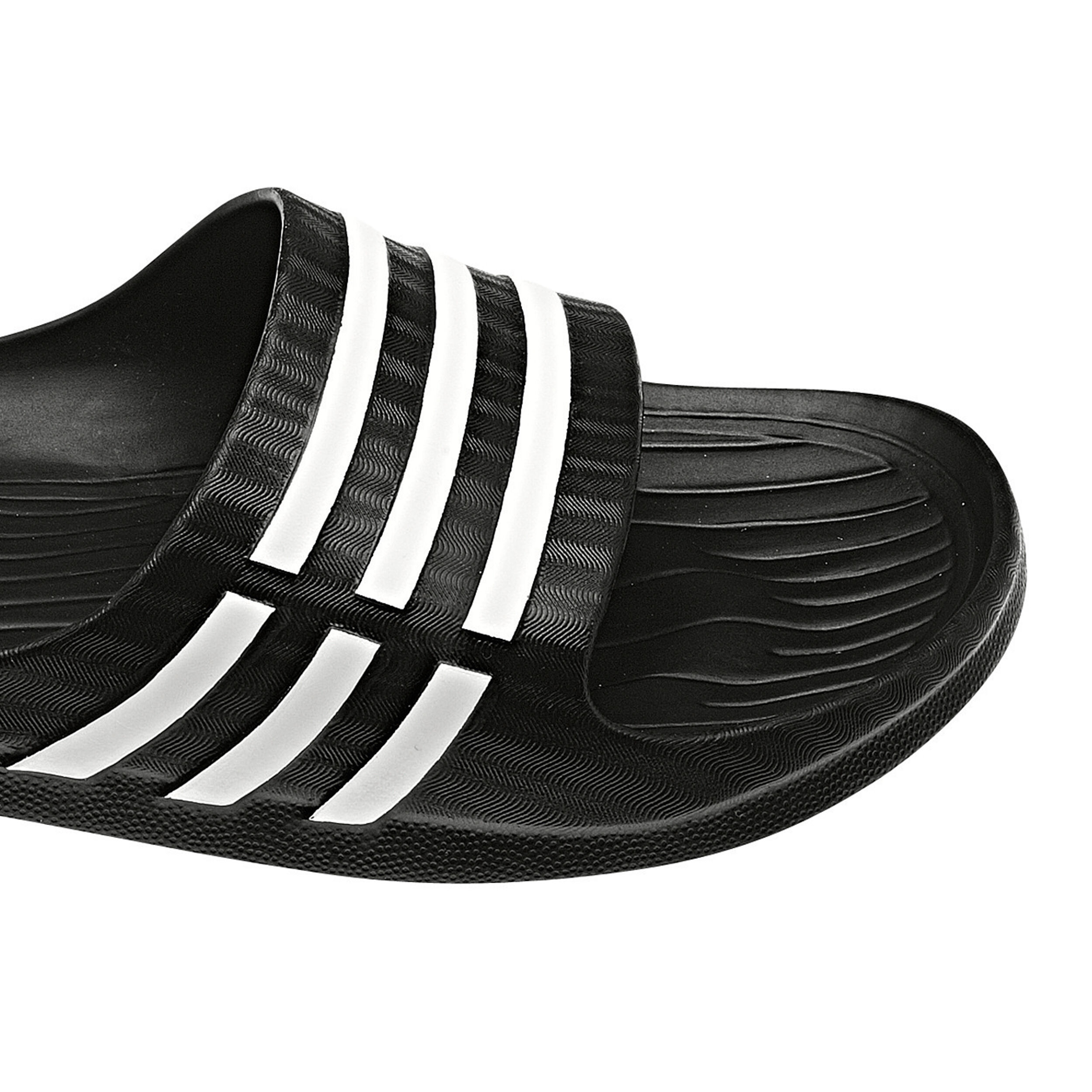Duramo Sleek Badelatschen Damen Schwarz Wei