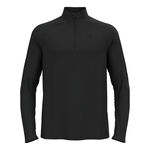Odlo Bekleidung Odlo Essential 1/2 Zip Longsleeve Herren-Schwarz