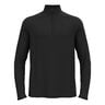 Essential 1/2 Zip Longsleeve Herren-Schwarz