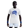 Court Dri-Fit T-Shirt Herren-creme, blau
