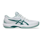 ASICS Tennisschuhe ASICS GAME FF/OC Sandplatzschuh Herren-wei&szlig;, petrol