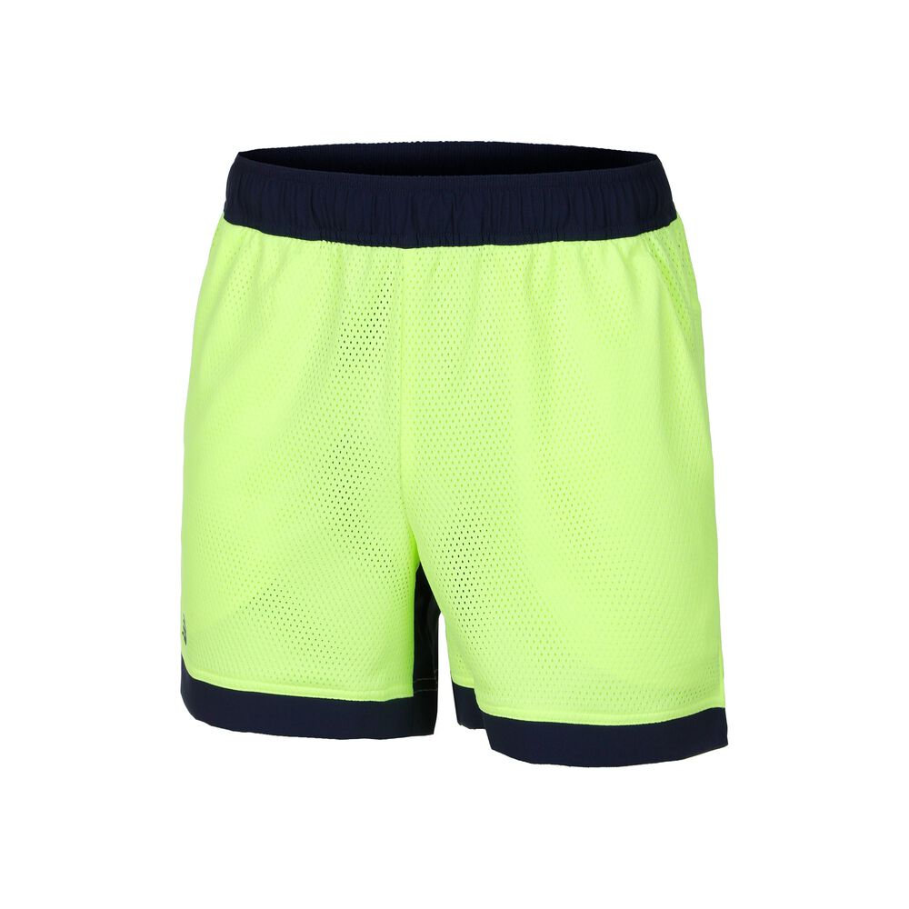 New Balance Tournament Double Layer Shorts Herren - Limette