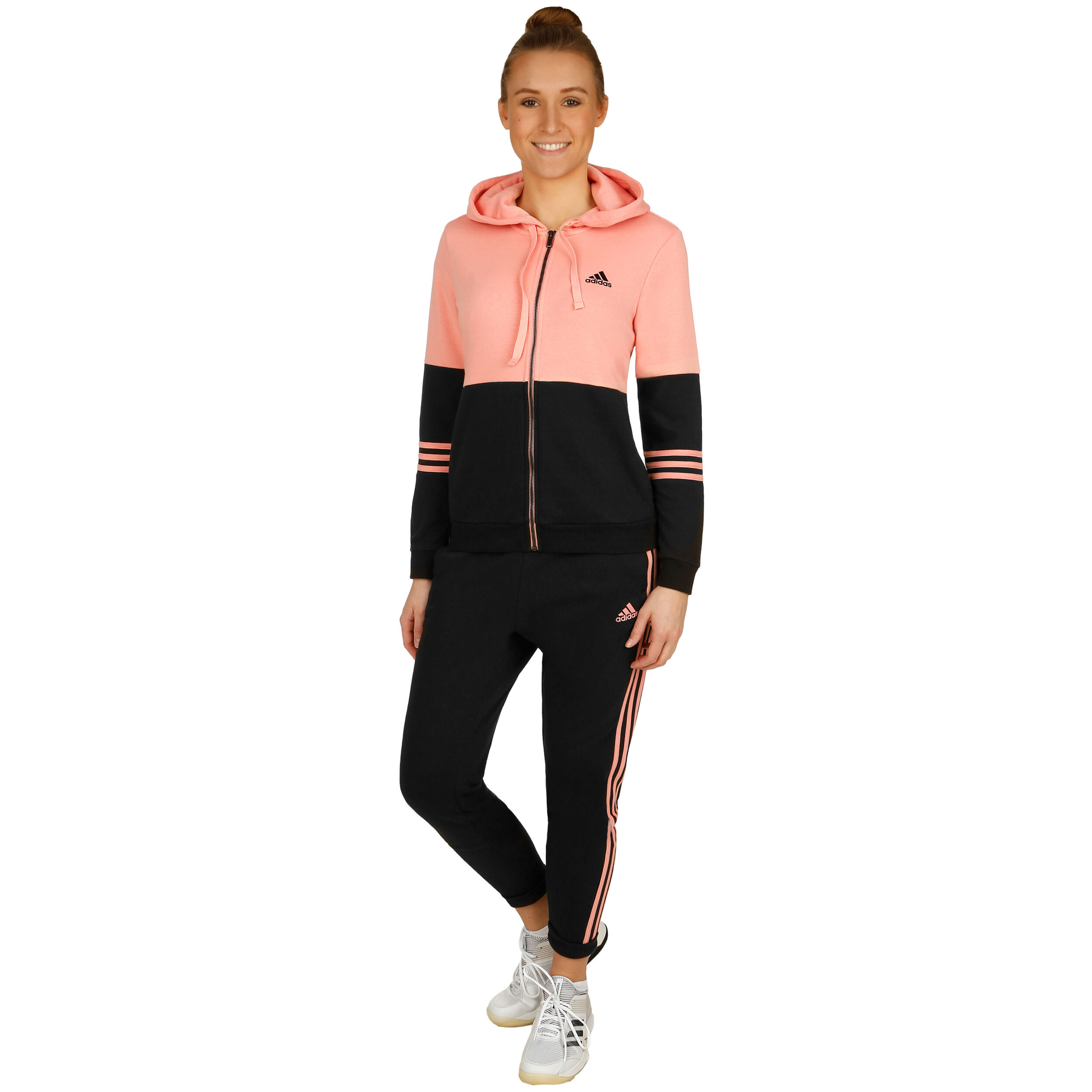 Adidas trainingsanzug damen pink schwarz shop