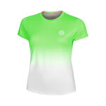 BIDI BADU Bekleidung BIDI BADU Crew Gradiant T-Shirt Mädchen-Neongrün,Weiß