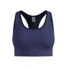 Seamless Medium Padded Sport Sport-BH Damen-blau