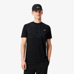 Lacoste Bekleidung Lacoste Novak Djokovic T-Shirt Herren-Schwarz