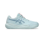 ASICS Sandplatzschuh ASICS GEL-RESOLUTION X GS Sandplatzschuh Kinder-hellblau, grau