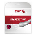 MSV MSV Hepta-Twist Saitenset 12m-Rot