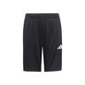 Training Essentials 3 Stripes Shorts Kinder-Schwarz,Wei&szlig;
