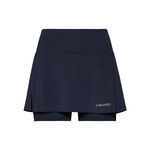 HEAD Bekleidung HEAD Club Basic Rock Damen-Dunkelblau,Grau