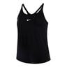 One Dri-FIT Strappy Tank-Top Damen-Schwarz