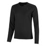 Feel the Vybe Laufshirt Damen-schwarz