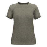 Odlo Bekleidung Odlo Essential Seamless Laufshirt Damen-Khaki