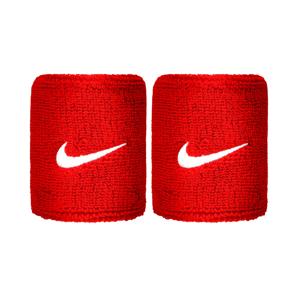 Nike Swoosh Schweißband 2Er Pack - Rot, Weiß