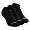 Invisible Tennissocken 3er Pack-Schwarz
