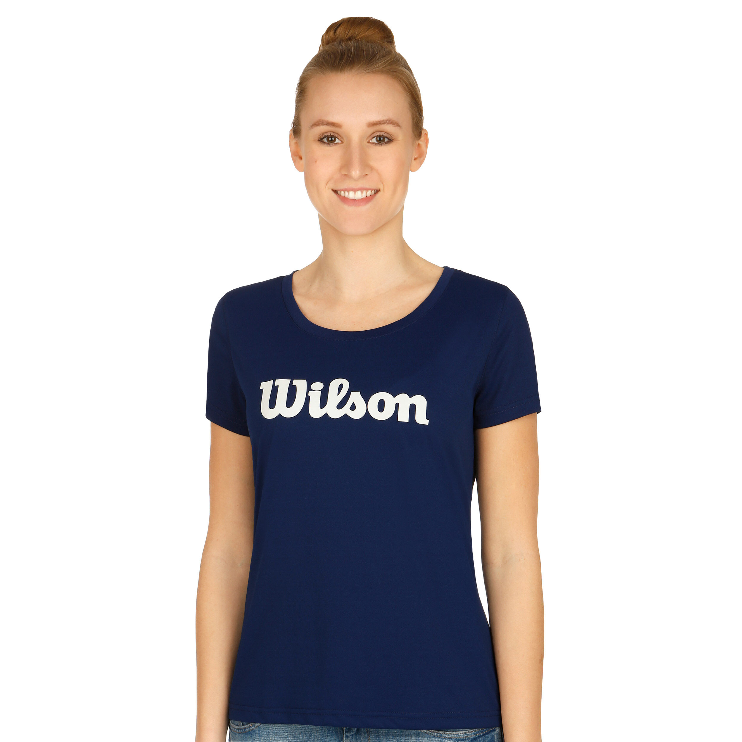 Wilson Herren Uw Ii Script Tech Tee  T-Shirt dunkelblau NEU 