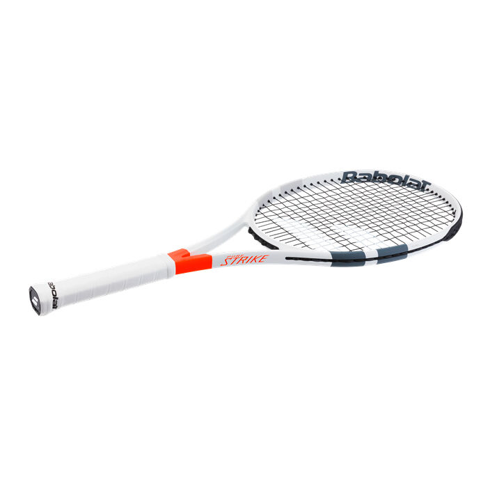 Babolat Pure Strike 100 16/19  unbesaitet 300g Tennisschläger Weiß-Grau 