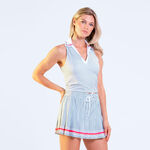 Lucky in Love Bekleidung Lucky in Love Pinstripe Lanes Polo Damen - wei&szlig;, schwarz