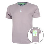 Quiet Please Bekleidung Quiet Please Mind Collage T-Shirt Herren-Lila,Mehrfarbig