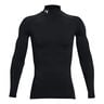Coldgear Comp Mock Longsleeve Herren-Schwarz