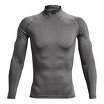 Under Armour Bekleidung Under Armour Heatgear Comp Mock Longsleeve Herren-Grau